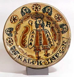 Metropolitan Slipware Decorated Bowl